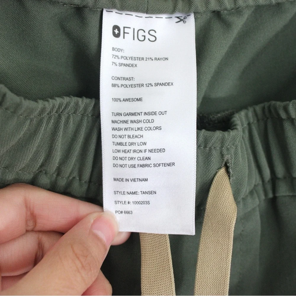 Figs Men's Tansen Jogger Scrub Pants in Moss